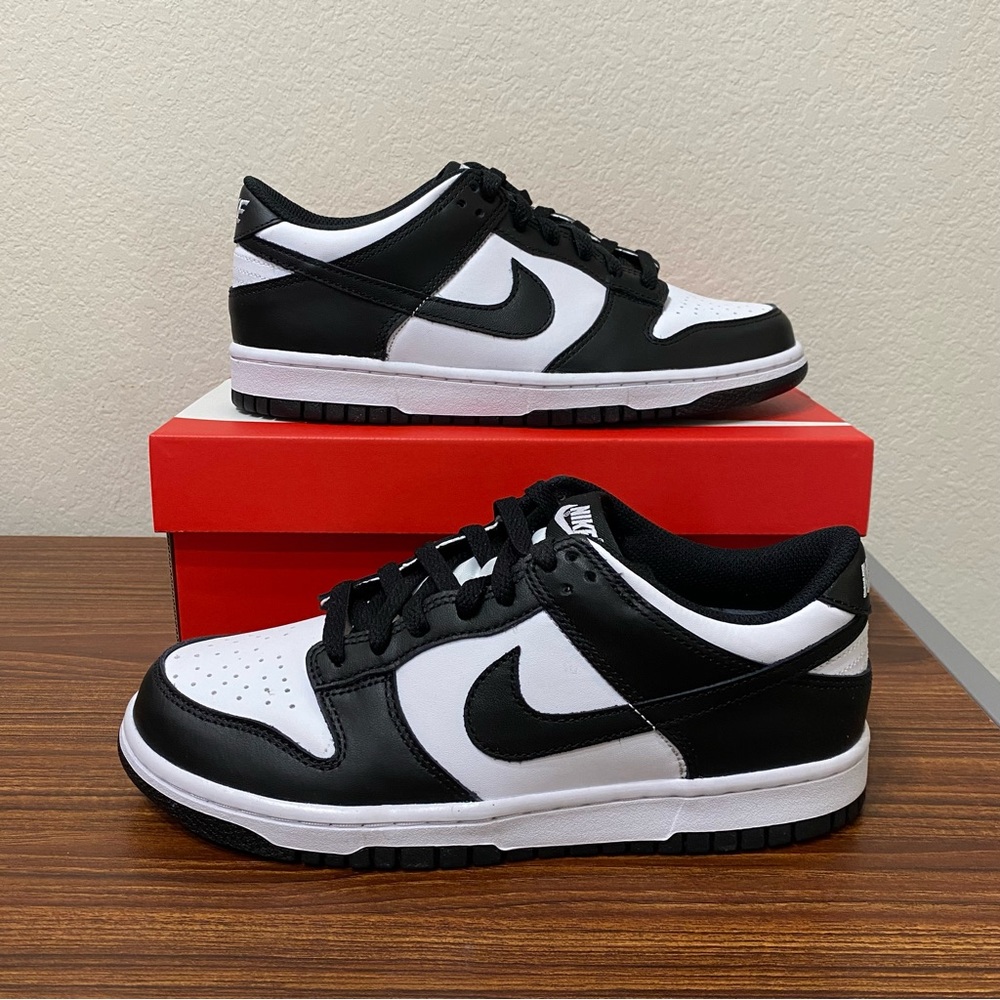 Nike Dunk Low Retro White Black Panda 2021 CW1590-100 GS Sizes SHIPS TODAY